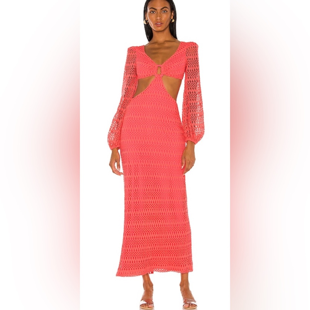 Patbo crochet, cut out maxi dress 6
